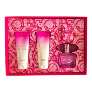Versace Bright Crystal Absolu Edp 90ml+5 ml+100 ml Shower gel +100 ml Body Lotion